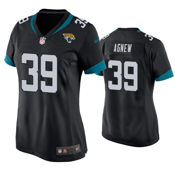 Womens Jacksonville Jaguars #39  Jamal Agnew Nike Black Limited Jersey