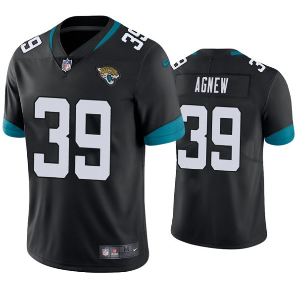 Mens Jacksonville Jaguars #39 Jamal Agnew Nike Black Vapor Untouchable Limited Jersey