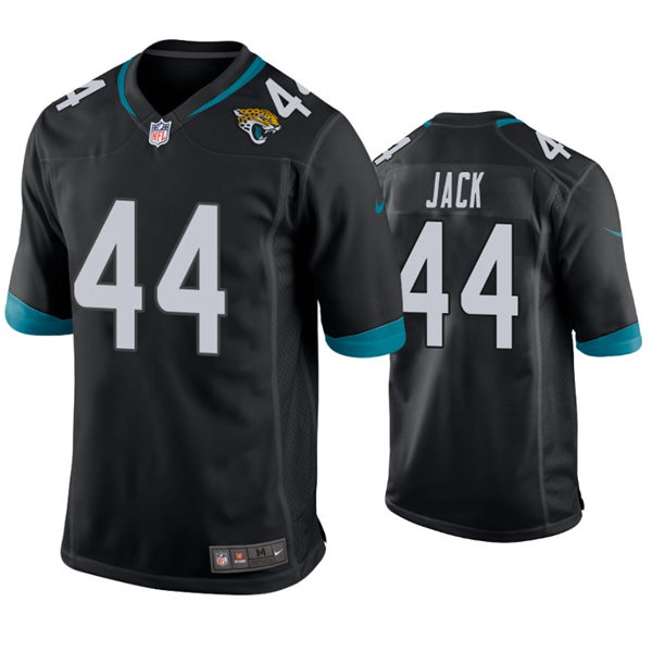 Mens Jacksonville Jaguars #44 Myles Jack Nike Black Vapor Untouchable Limited Jersey
