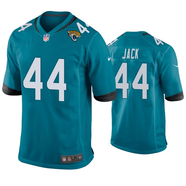 Mens Jacksonville Jaguars #44 Myles Jack Nike Teal Alternate Vapor Untouchable Limited Jersey