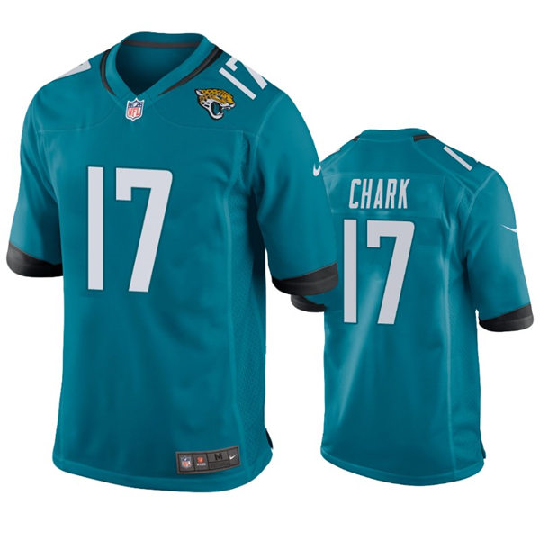 Mens Jacksonville Jaguars #17 D.J. Chark Nike Teal Alternate Vapor Untouchable Limited Jersey