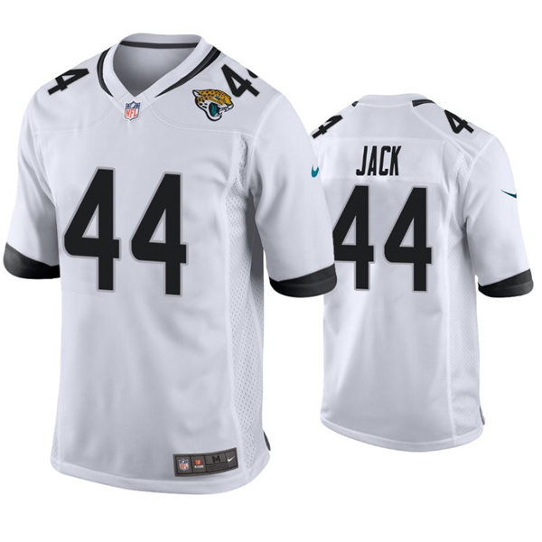 Mens Jacksonville Jaguars #44 Myles Jack Nike White Vapor Untouchable Limited Jersey