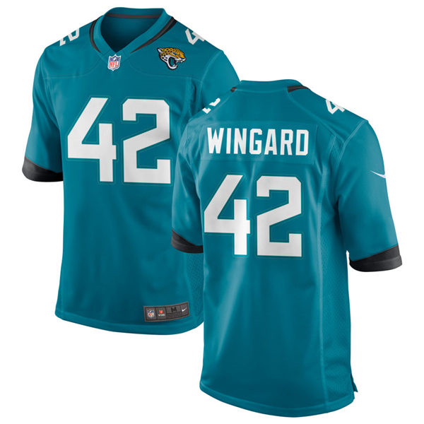 Mens Jacksonville Jaguars #42 Andrew Wingard Nike Teal Alternate Vapor Untouchable Limited Jersey