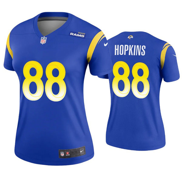 Womens Los Angeles Rams #88 Brycen Hopkins Nike Royal Limited Jersey