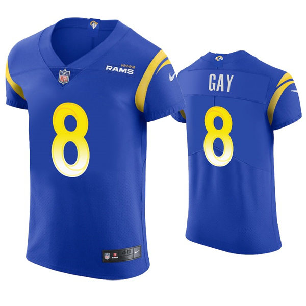 Mens Los Angeles Rams #8 Matt Gay Nike Royal Vapor Untouchable Limited Jersey