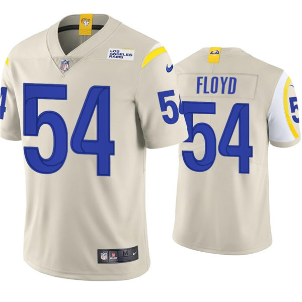 Mens Los Angeles Rams #54 Leonard Floyd Nike Bone Vapor Untouchable Limited Jersey