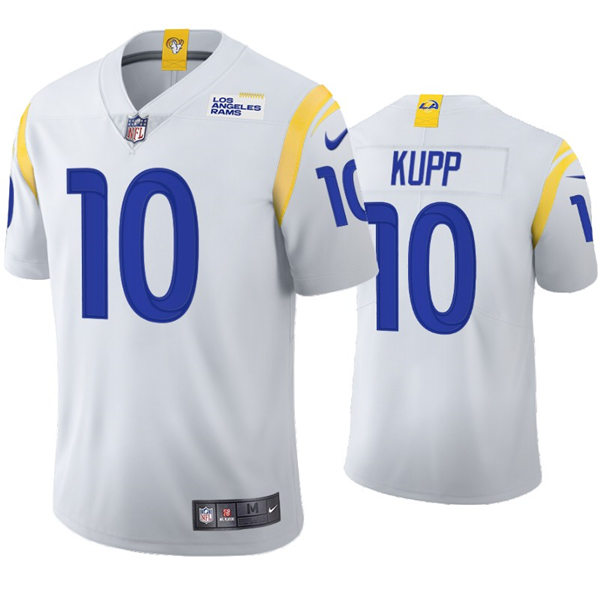 Mens Los Angeles Rams #10 Cooper Kupp Nike Whie Away Vapor Untouchable Limited Jersey