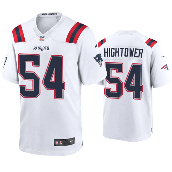 Youth New England Patriots #54 Dont'a Hightower Nike White Limited Jersey 