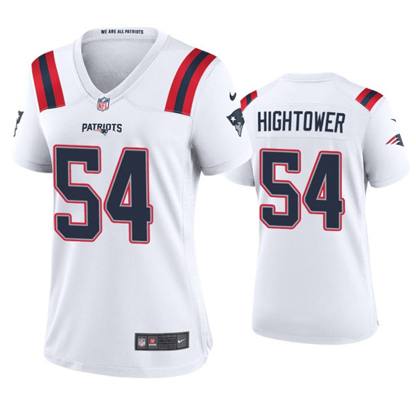 Womens New England Patriots #54 Dont'a Hightower Nike White Limited Jersey 