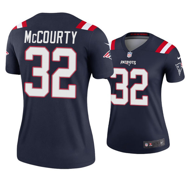 Womens New England Patriots #32 Devin McCourty Nike Navy Limited Jersey