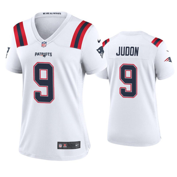 Womens New England Patriots #9 Matthew Judon Nike White Limited Jersey 
