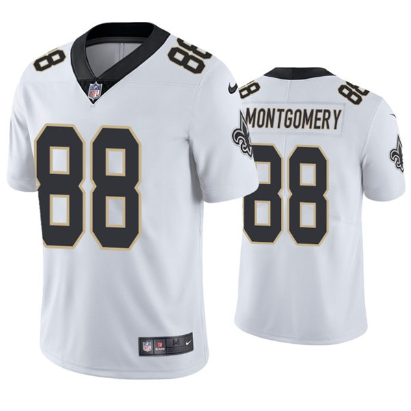 Mens New Orleans Saints #88 Ty Montgomery Nike White Vapor Untouchable Limited Jersey 