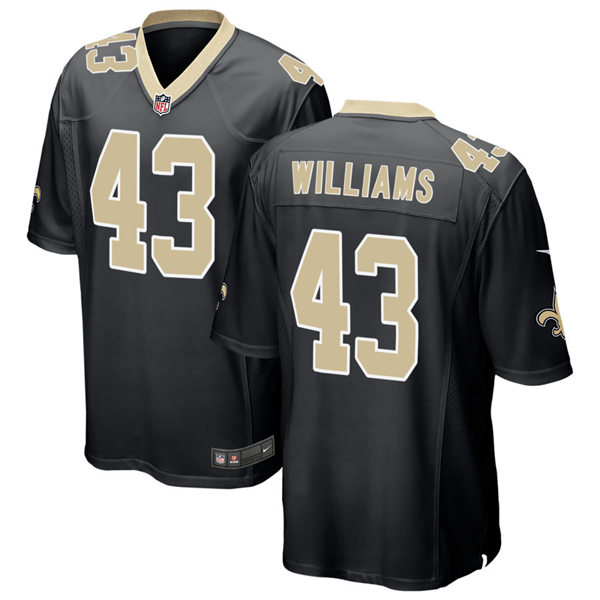 Mens New Orleans Saints #43 Marcus Williams Nike Black Vapor Untouchable Limited Jersey