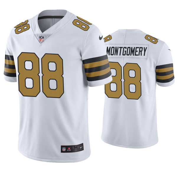 Mens New Orleans Saints #88 Ty Montgomery Nike White Color Rush Legend Player Jersey 