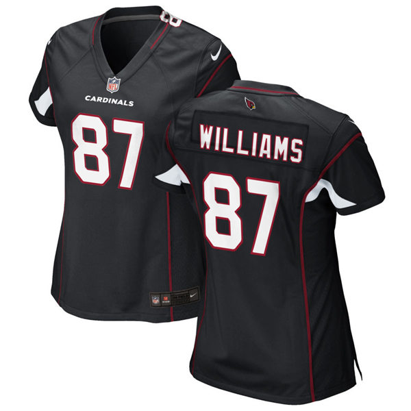 Womens Arizona Cardinals #87 Maxx Williams Nike Alternate Black Limited Jersey