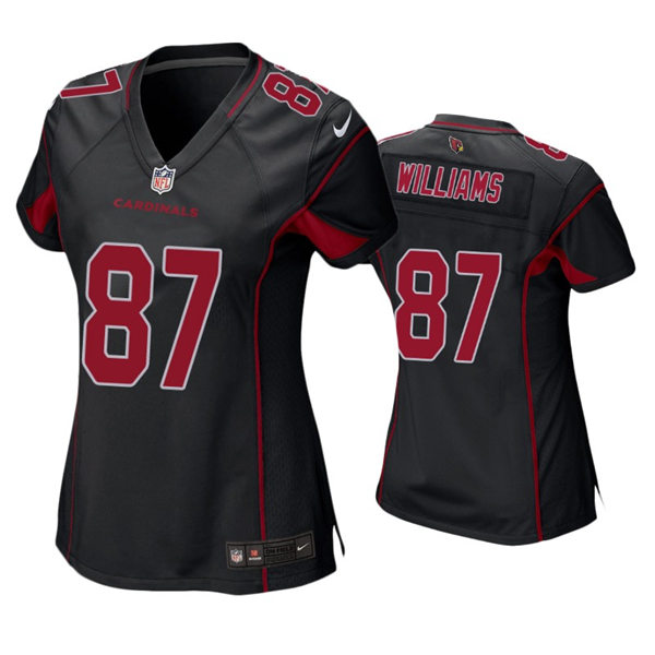 Womens Arizona Cardinals #87 Maxx Williams Nike Black Color Rush Limited Jersey 