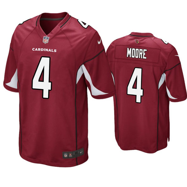 Mens Arizona Cardinals #4 Rondale Moore Nike Cardinal Vapor Limited Jersey