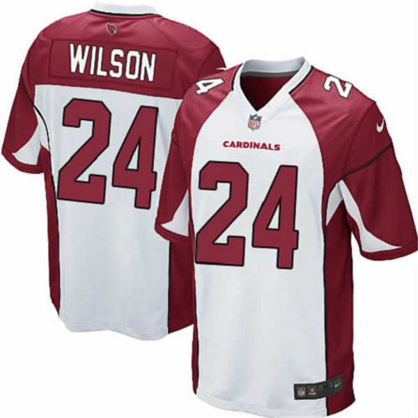 Mens Arizona Cardinals Retired Player #24 Adrian Wilson Nike White Vapor Limited Jersey
