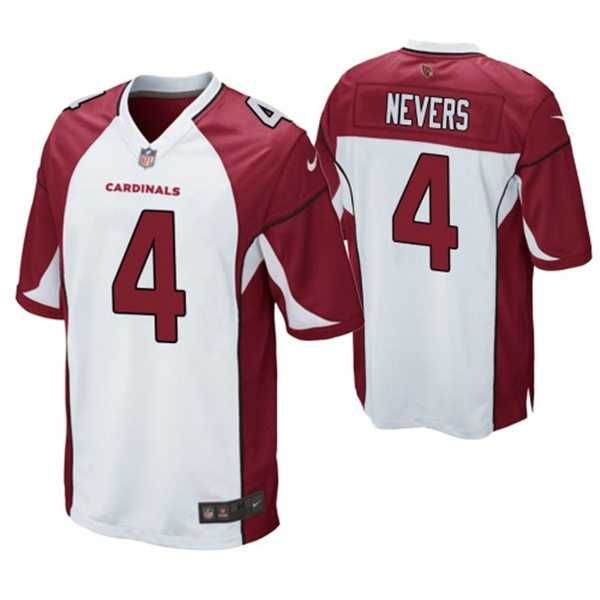 Mens Arizona Cardinals Retired Player #4 Ernie Nevers Nike White Vapor Limited Jersey