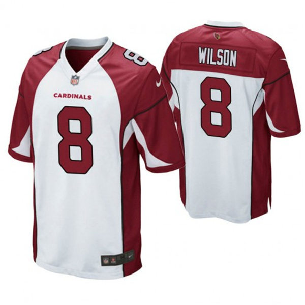 Mens Arizona Cardinals Retired Player #8 Larry Wilson Nike White Vapor Limited Jersey