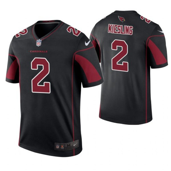 Mens Arizona Cardinals Retired Player #2 Walt Kiesling Nike Black Color Rush Legend Jersey