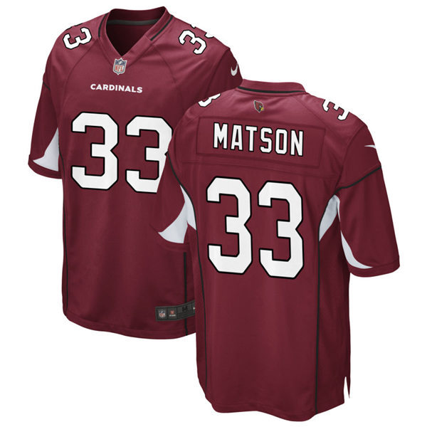 Mens Arizona Cardinals Retired Player #33 Ollie Matson Nike Cardinal Vapor Limited Jersey