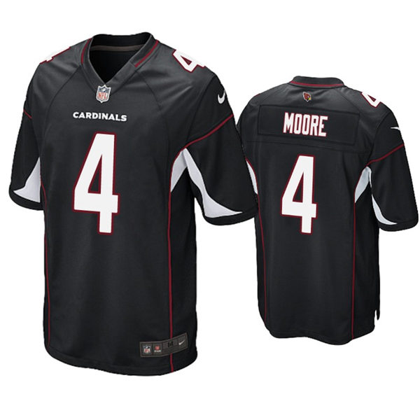 Mens Arizona Cardinals #4 Rondale Moore Nike Alternate Black Vapor Limited Jersey