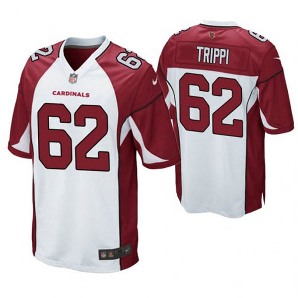Mens Arizona Cardinals Retired Player #62 Charley Trippi Nike White Vapor Limited Jersey