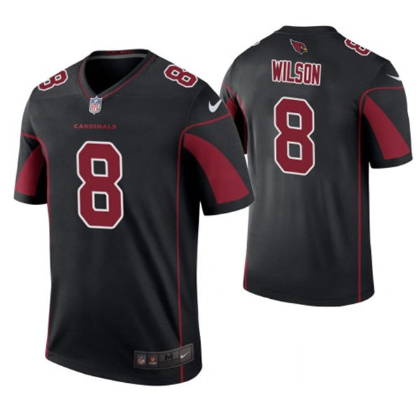 Mens Arizona Cardinals Retired Player #8 Larry Wilson Nike Black Color Rush Legend Jersey