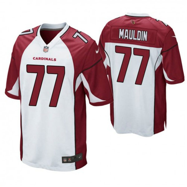 Mens Arizona Cardinals Retired Player #77 Stan Mauldin Nike White Vapor Limited Jersey