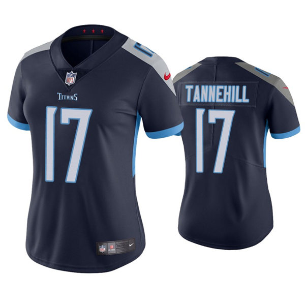 Womens Tennessee Titans #17 Ryan Tannehill Nike Navy Limited Jersey
