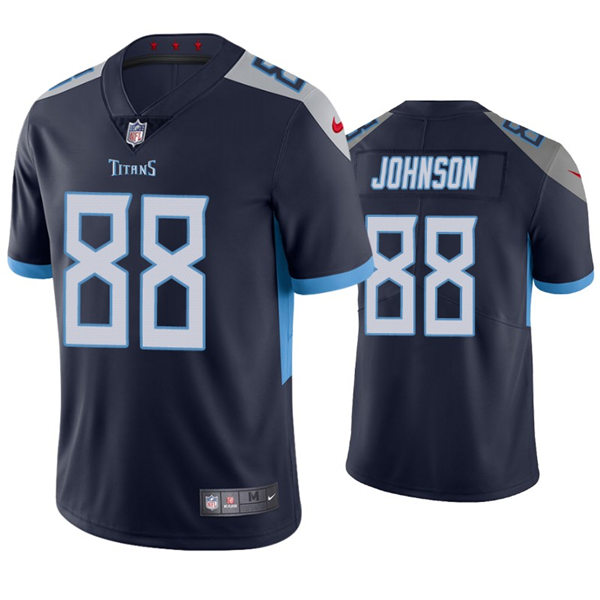 Mens Tennessee Titans #88 Marcus Johnson Nike Navy Vapor Untouchable Limited Jersey