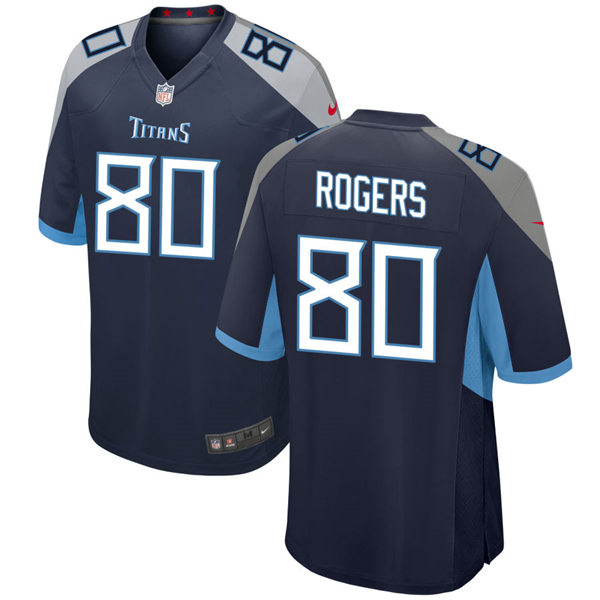 Mens Tennessee Titans #80 Chester Rogers Nike Navy Vapor Untouchable Limited Jersey