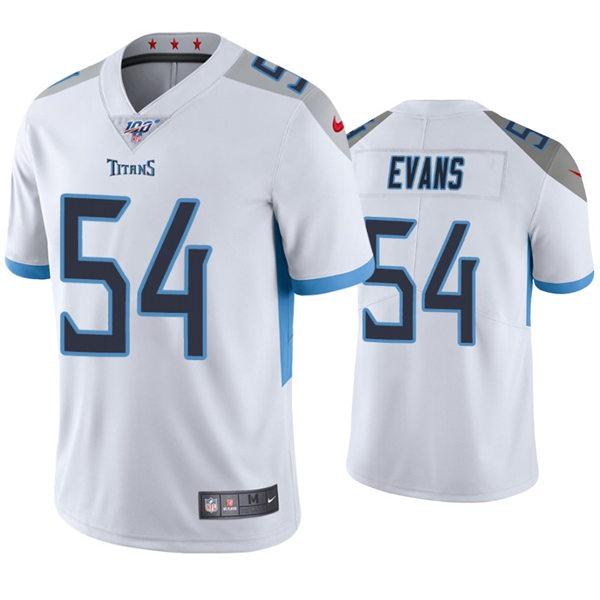Mens Tennessee Titans #54 Rashaan Evans Nike White Vapor Untouchable Limited Jersey