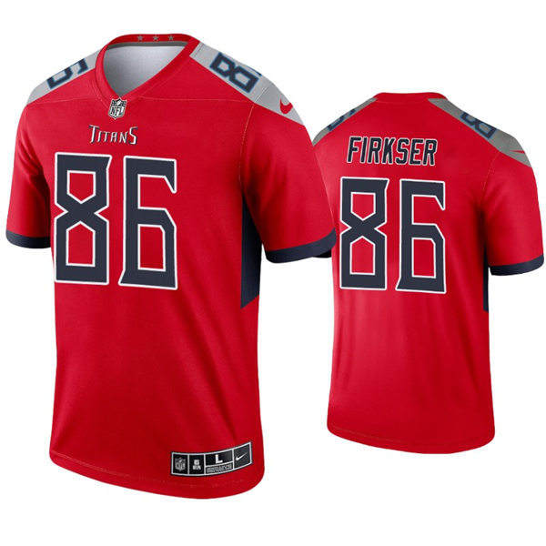 Mens Tennessee Titans #86 Anthony Firkser Nike Red Inverted Legend Jersey