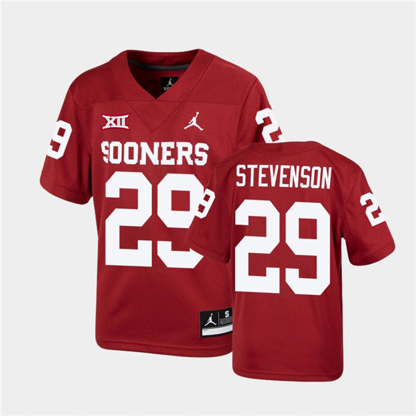 Youth Oklahoma Sooners #29 Rhamondre Stevenson Crimson Jordan Brand Football Jersey