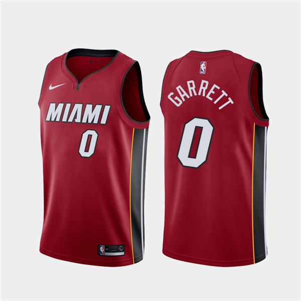 Mens Miami Heat #0 Marcus Garrett Jordan Red Statement Edition Swingman Jersey