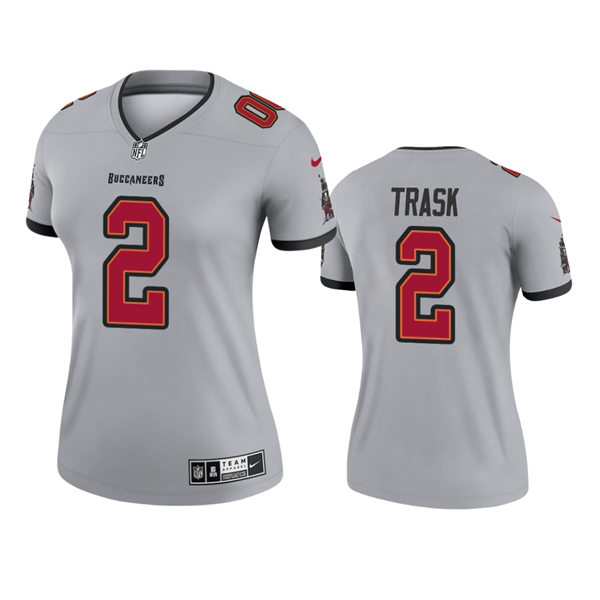 Womens Tampa Bay Buccaneers #2 Kyle Trask Nike Gray Inverted Legend Jersey 