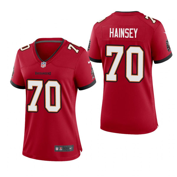 Womens Tampa Bay Buccaneers #70 Robert Hainsey Nike Red Limited Jersey