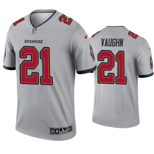 Mens Tampa Bay Buccaneers #21 Ke'Shawn Vaughn Nike Gray 2021 Inverted Legend Limited Jersey