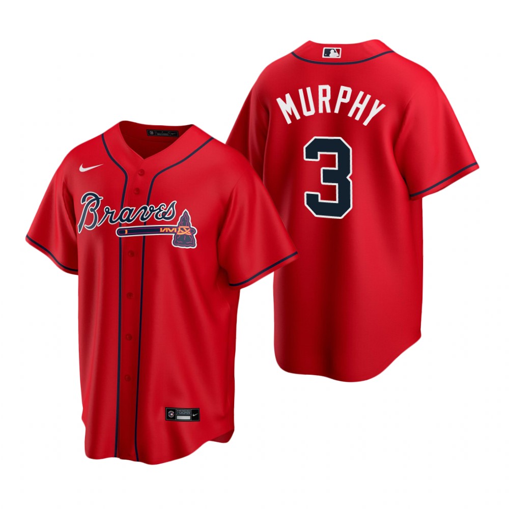 Womens Atlanta Braves #3 Dale Murphy Nike Red Alternate Cool Base Jersey 