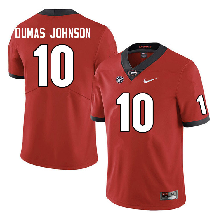Mens Georgia Bulldogs #10 Jamon Dumas-Johnson Nike Red College Football Game Jersey