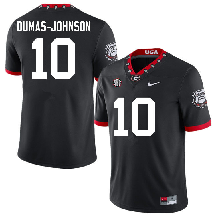Mens Georgia Bulldogs #10 Jamon Dumas-Johnson Nike 2020 Black College Football Game Jersey