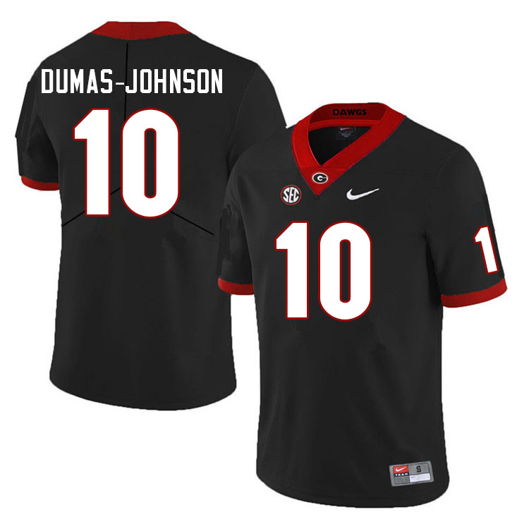 Mens Georgia Bulldogs #10 Jamon Dumas-Johnson Nike Black College Football Game Jersey