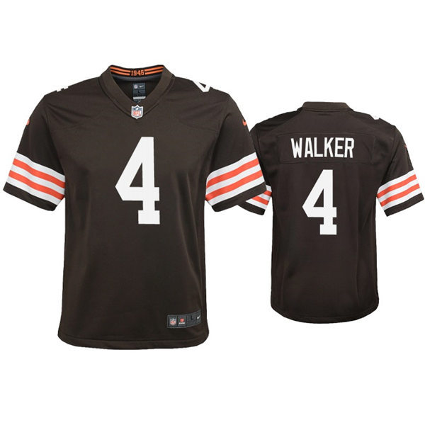 Youth Cleveland Browns #4 Anthony Walker Nike Brown Home Vapor Limited Jersey
