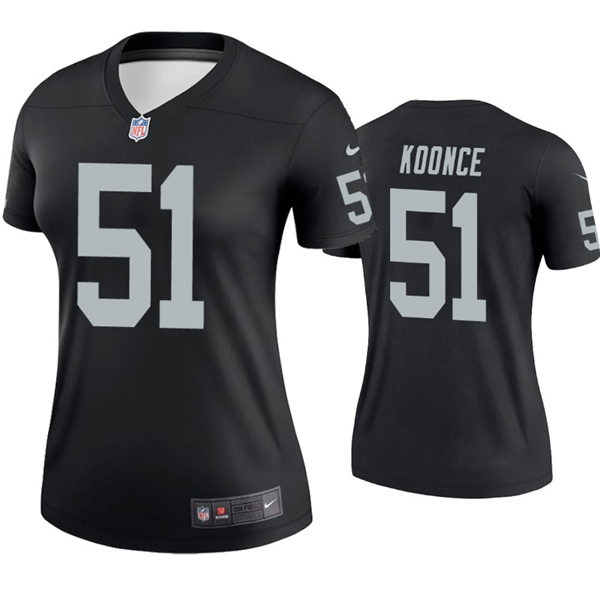Youth Las Vegas Raiders #51 Malcolm Koonce Stitched Nike Black Jersey 