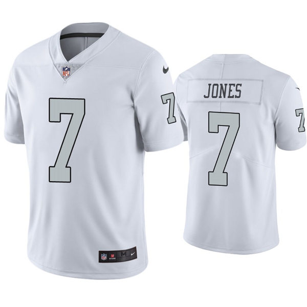 Mens Las Vegas Raiders #7 Zay Jones Nike White Color Rush Legend Player Jersey