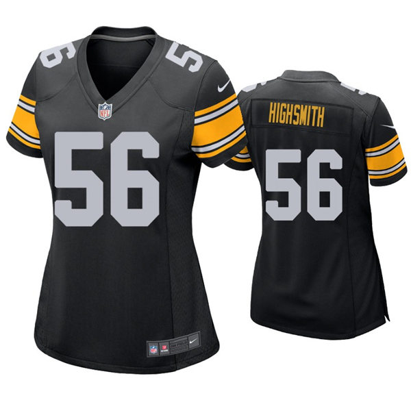 Womens Pittsburgh Steelers #56 Alex Highsmith Nike Black Limited Jersey