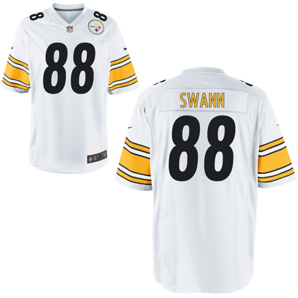Mens Pittsburgh Steelers Retired Player #88 Lynn Swann Nike White Vapor Limited Jersey