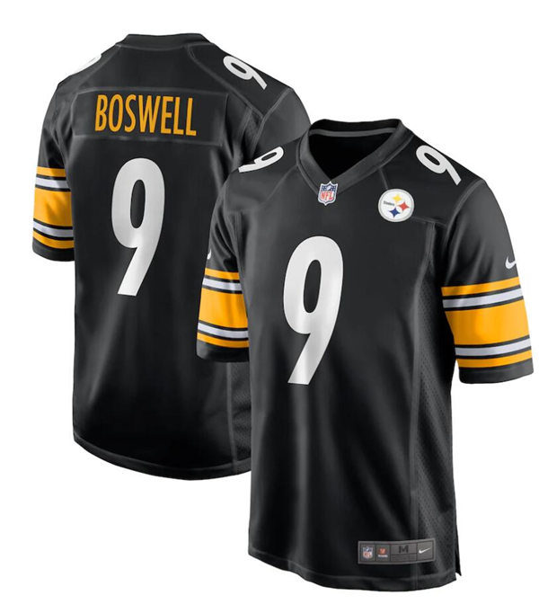 Mens Pittsburgh Steelers #9 Chris Boswell Nike Black Vapor Limited Jersey